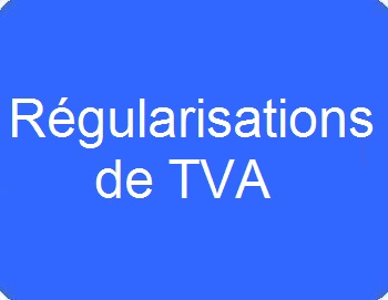 Régularisations de TVA